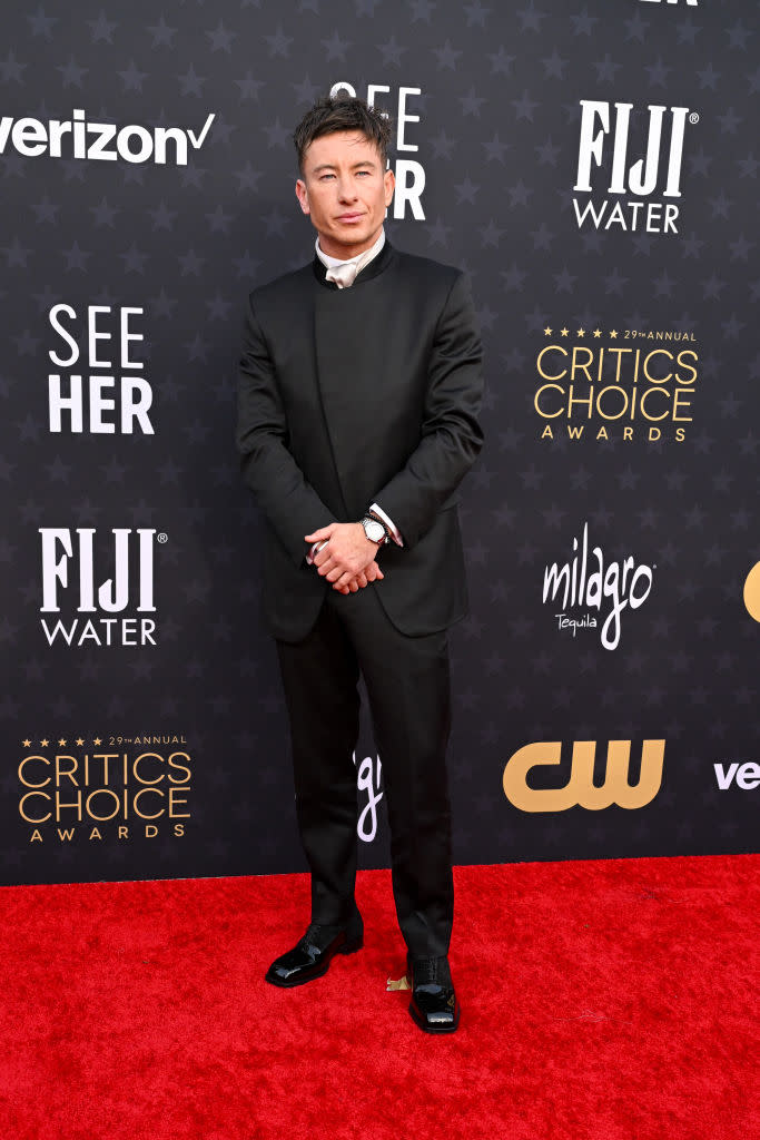 Barry Keoghan at The 29th Critics' Choice Awards held at The Barker Hangar on January 14, 2024 in Santa Monica, California. (Photo by Gilbert Flores/Variety via Getty Images)