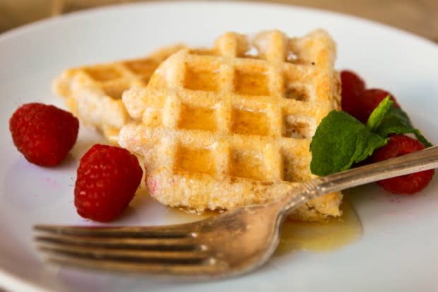 Meyer Lemon Waffles