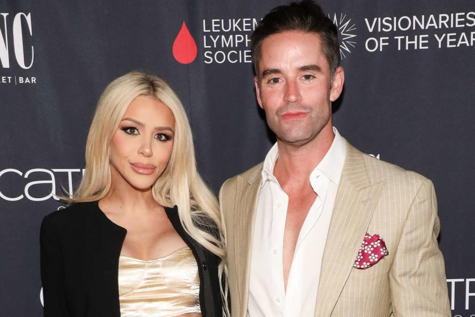<p>Paul Archuleta/Getty </p> Lacy Nicole and Jesse Lally