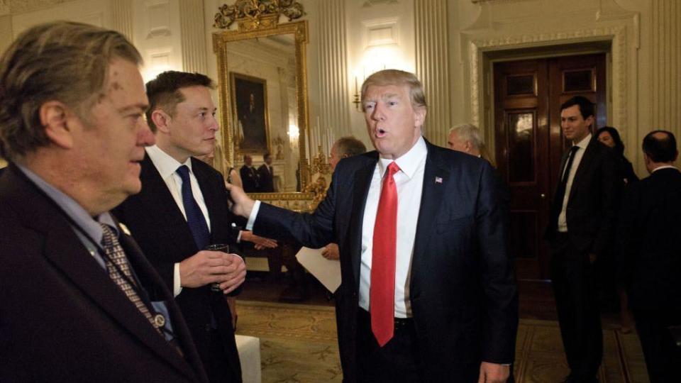 Elon Musk met with Donald Trump and Steve Bannon back in 2017