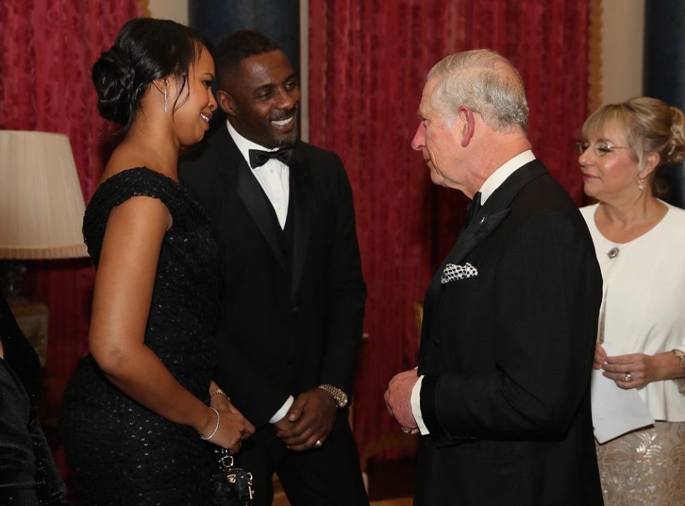 Idris Elba Introduces His New Girlfriend to Prince Charles