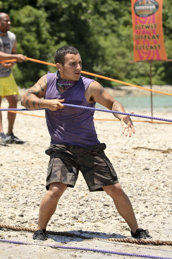 "Second Episode" - Brandon Hantz of the Bikal Tribe during the second episode of "Survivor: Caramoan - Fans vs. Favorites."