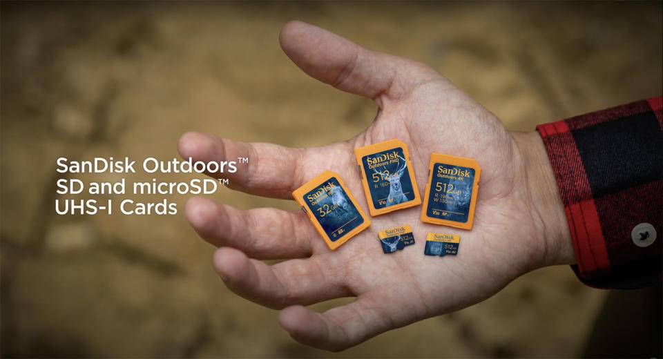 SanDisk Outdoors 4K SD UHS-I Card