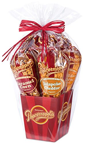 Popcornopolis Gourmet Popcorn 5 cone Gift Basket - Classic (Amazon) (Amazon / Amazon)