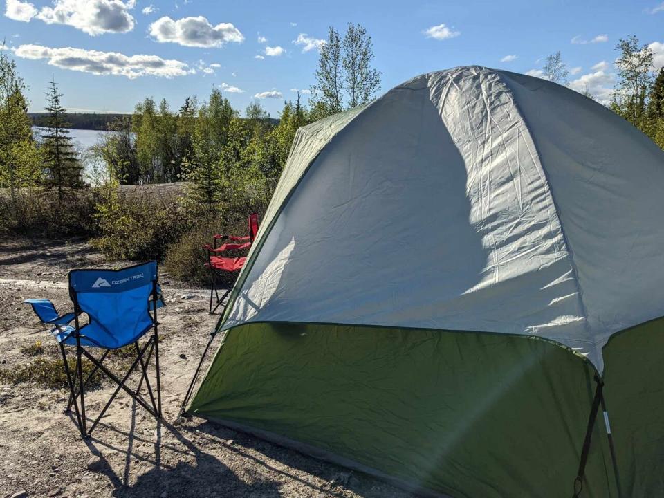 Most campgrounds in the Northwest Territories open on May 15. The reservation system for sites opens Tuesday. (Jenna Dulewich/CBC News - image credit)