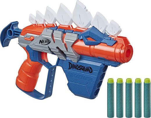 This Nerf DinoSquad Stegosmash dart blaster is now less than a tenner.