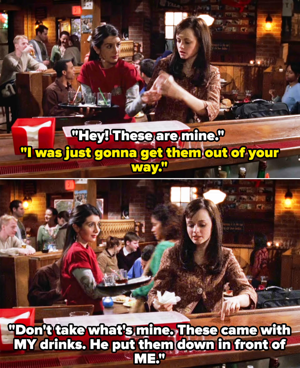 Screenshots from "Gilmore Girls"