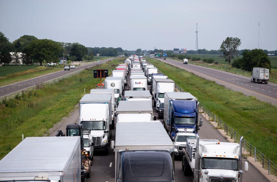 The Illinois Department of Transportation is urging travelers to use patience and caution on roadways before, during and after Monday's total solar eclipse.