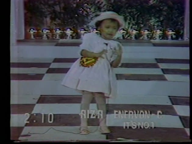 The many faces of little Aiza (Screen grab from Eat Bulaga video, used with permission)