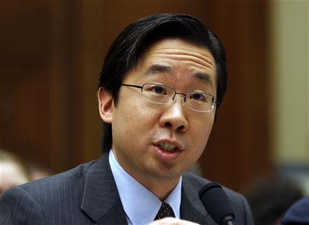 U.S. Chief Technology Officer at The White House Office of Science and Technology Policy Todd Park testifies before the House Oversight and Government Reform Committee hearing on "ObamaCare" implementation on Capitol Hill in Washington, November 13, 2013. REUTERS/Larry Downing