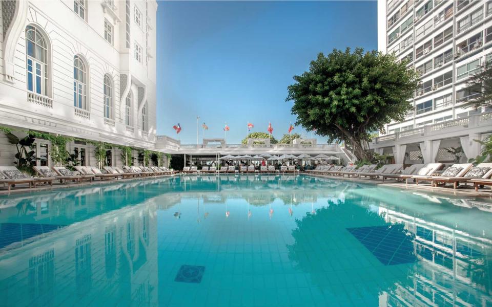 Copacabana Palace pool, Rio de Janeiro