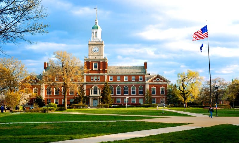 Howard University campus. 