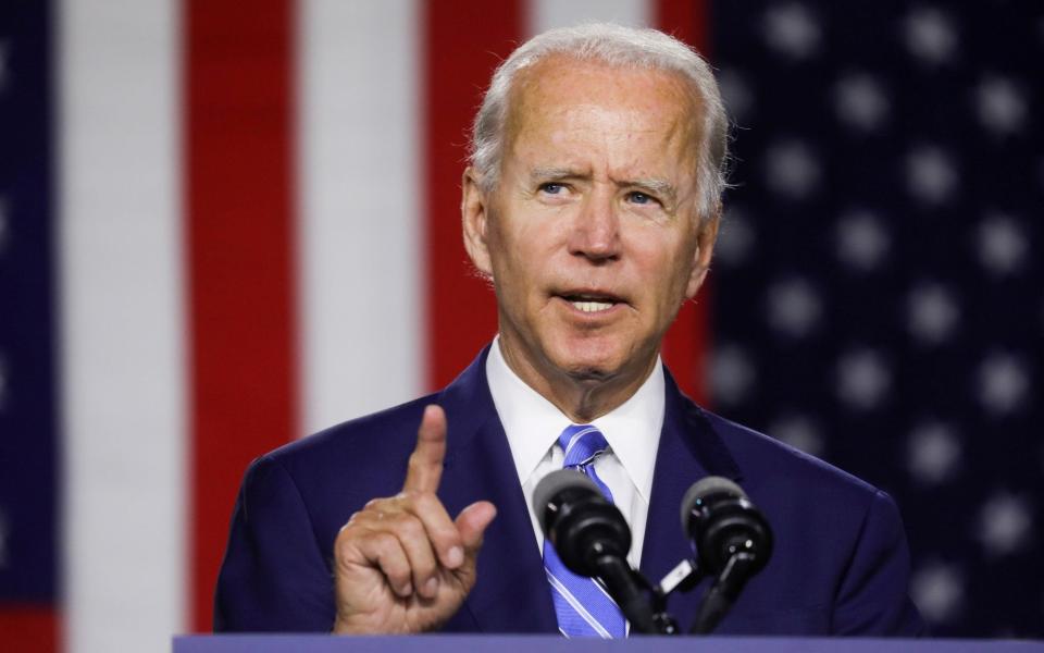 Joe Biden, himself a former vice president, delayed his announcement by a week - Leah Millis /Reuters