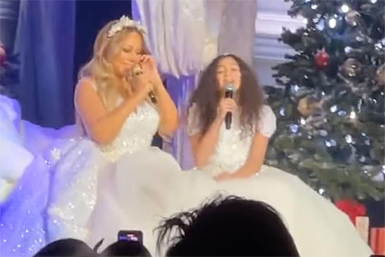 https://www.youtube.com/watch?v=zQCi1NFh_Zo&t=13s mariah carey sings holiday duet with daughter monroe