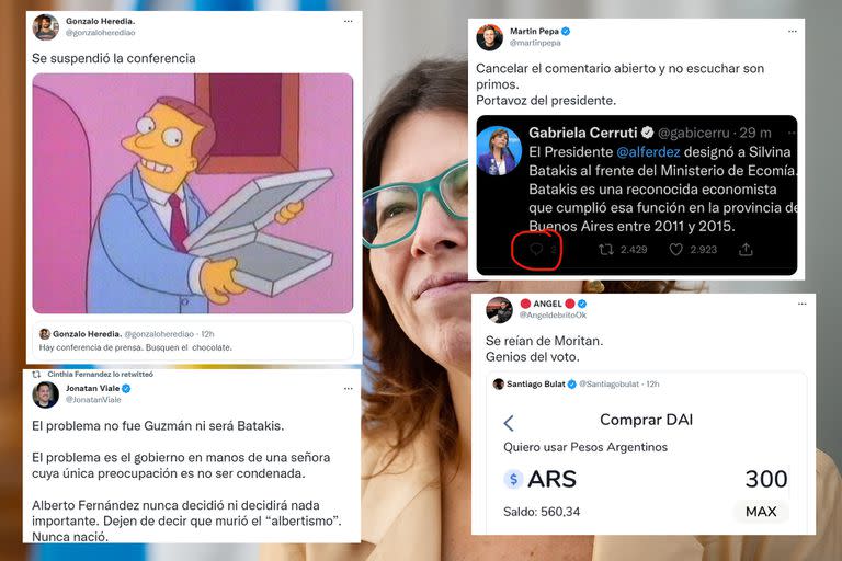 Las opiniones de los famosos luego de la renuncia de Martín Guzmán y la llegada de Silvina Batakis