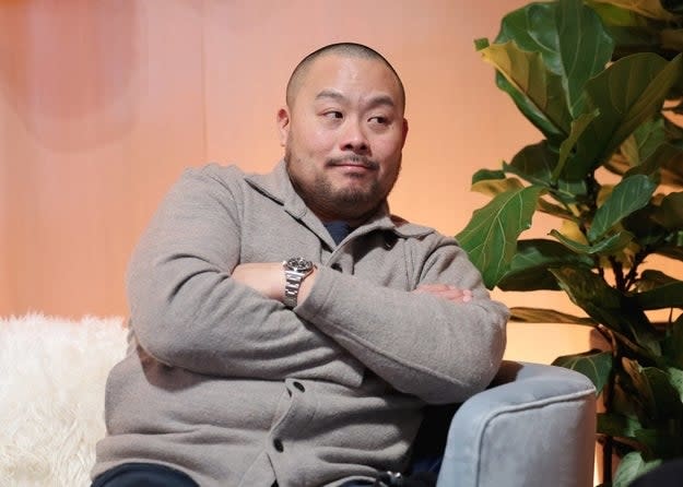 Closeup of David Chang