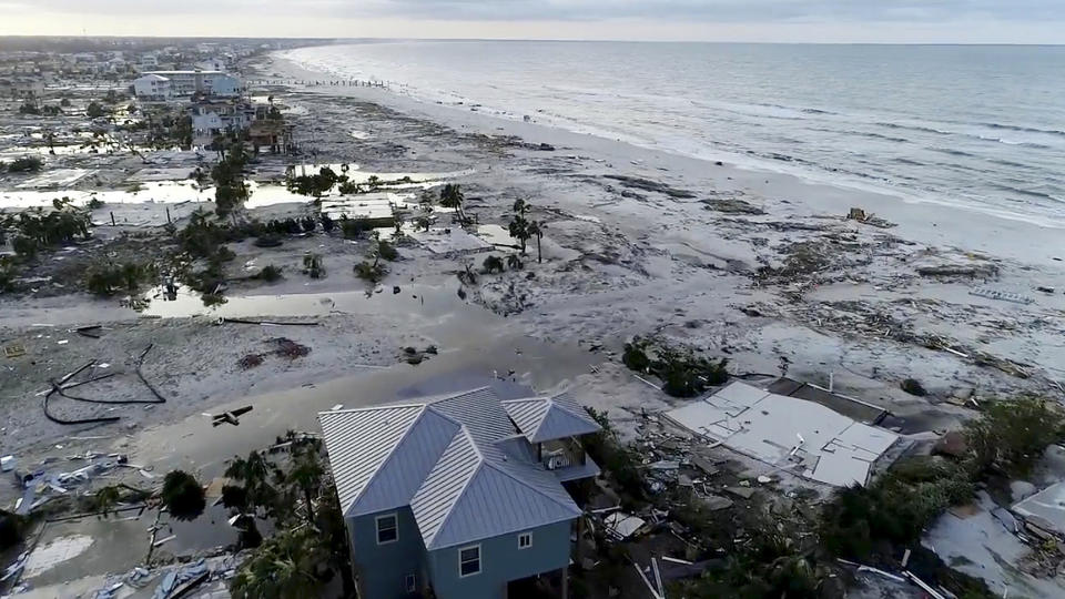 Aerial photos show the devastation left in the path of Hurricane Michael