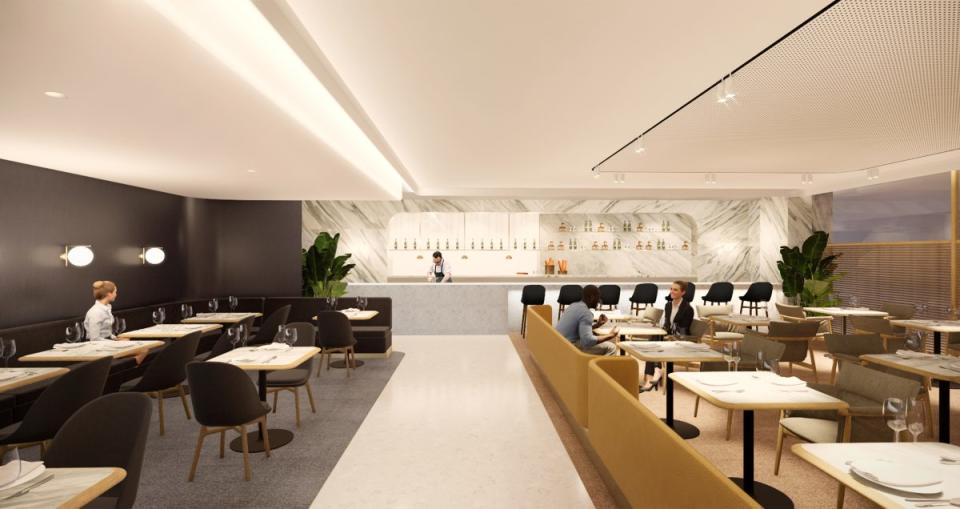 Qantas First Class Lounge, Singapore Changi Airport. <em>(Source: Qantas)</em>