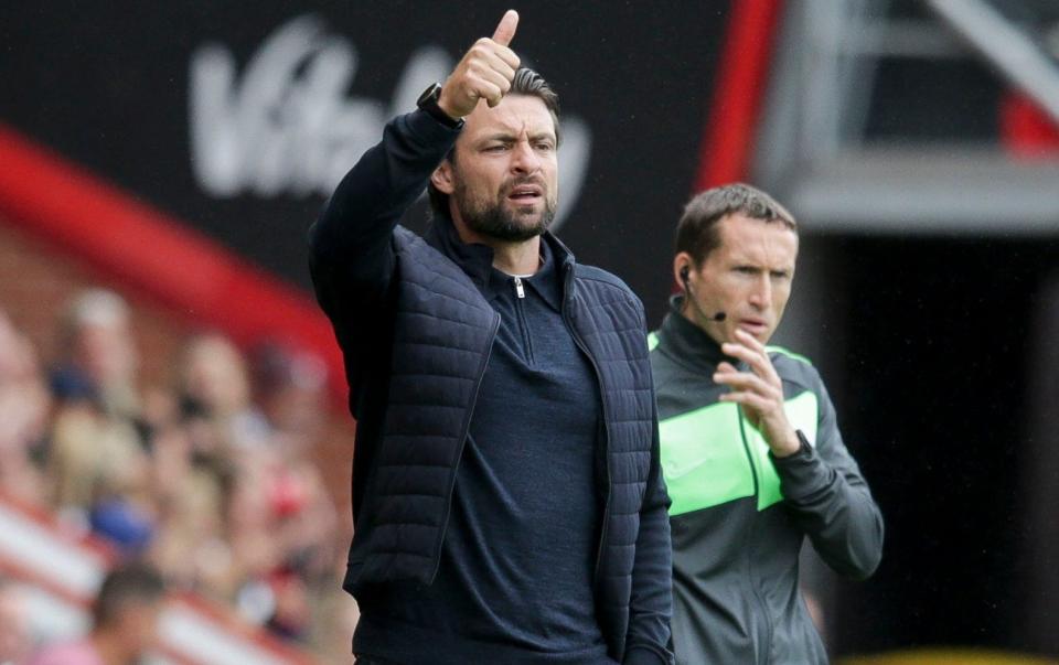 Russell Martin on the sidelines for MK Dons - GETTY IMAGES