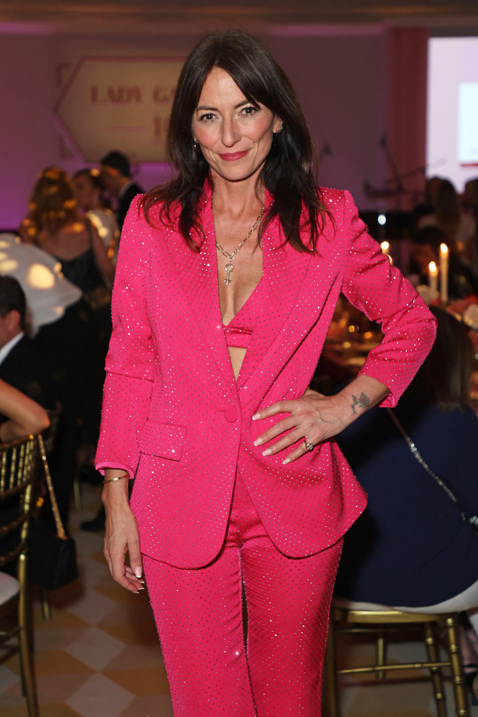Davina McCall at The Lady Garden Gala 10th anniversary in March, 2024, in London. (Getty Images)