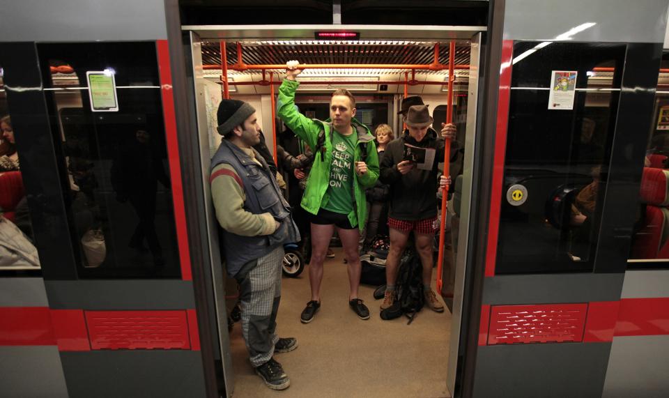 No Pants Subway Ride