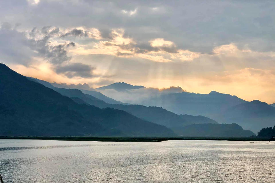 The lake in Happy Village, Nepal, located 1.5 miles from Pokhara, the second largest city in Nepal. (Nepal Pix)