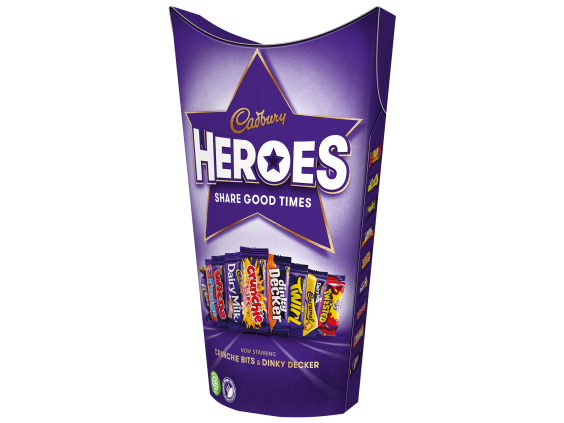 Cadbury adds two new chocolates to Heroes box