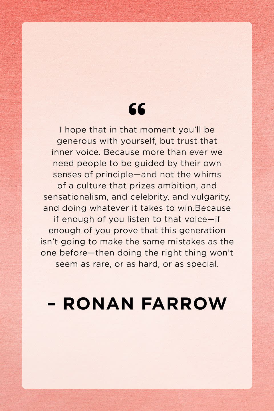 Ronan Farrow, Loyola Marymount University