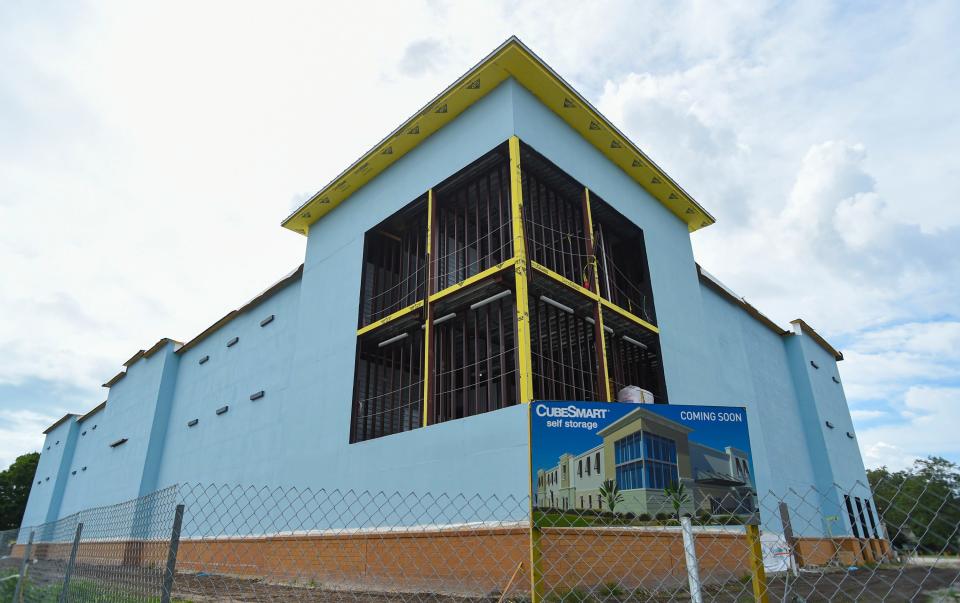 CubeSmart, a self-storage facility located at 901 20th St., is seen under construction on Monday, April 24, 2023, in Vero Beach. 