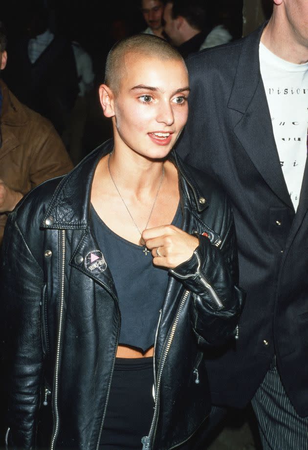 Sinead O'Connor at Prince's party at Camden Palace, July 25, 1988. (Photo: Mirrorpix via Getty Images)