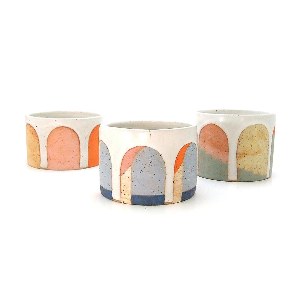 Arches ceramic planters from jeneok.