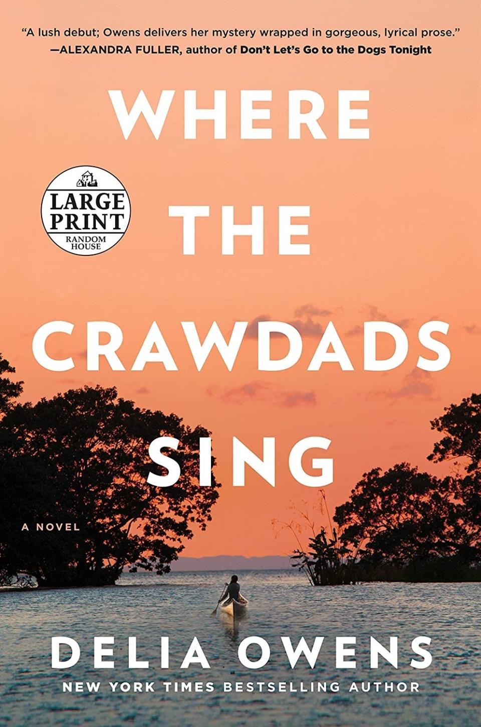 The cover of "Where the Crawdads Sing" by Delia Owens.