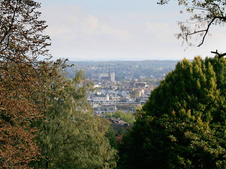 <p>Aachen verpasst ganz knapp die Top Five der grünsten deutschen Städte. Ganze 82,3 Prozent Pflanzenwuchs wurden dort ausgemacht. In Zahlen ausgedrückt, bedeutet das: 130 km² Grün für circa 243.336 Einwohner auf einer Gesamtfläche von 160,85 km². (Bild-Copyright: P. Randriamanampisoa/ddp Images) </p>