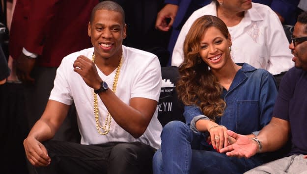 Celebrites Attend The Miami Heat Vs Brooklyn Nets Game - May 12, 2014