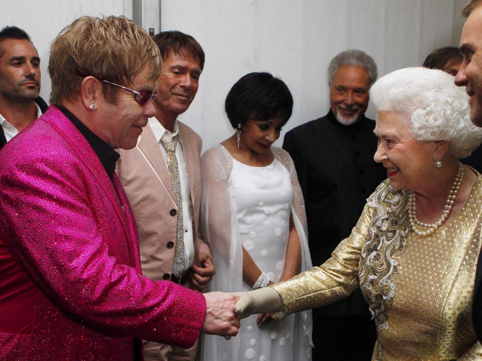 elton john queen elizabeth ii