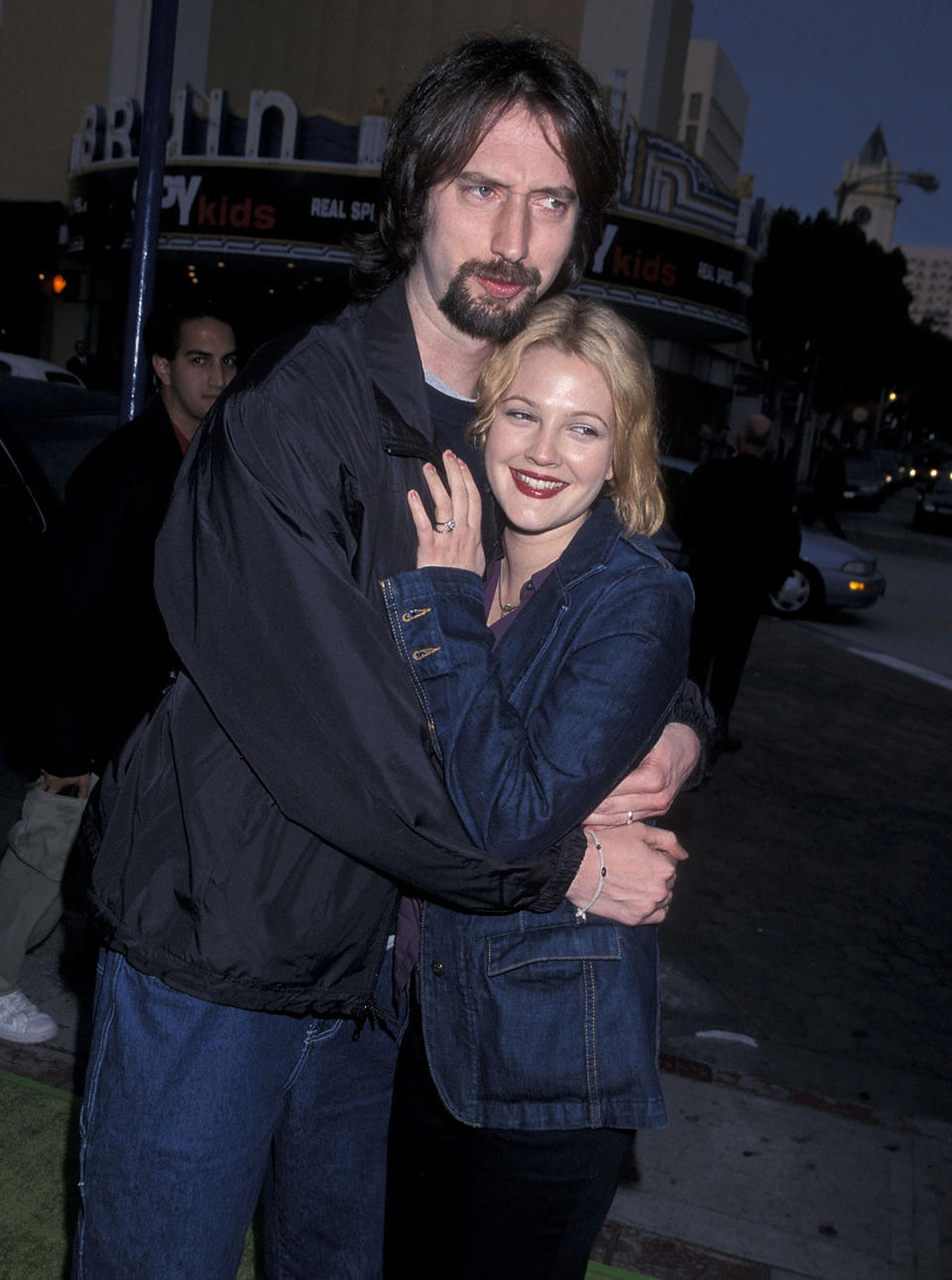 Comedian Tom Green and actress Drew Barrymore attend the 