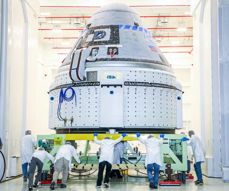 The CST-100 Starliner spacecraft. (Boeing)