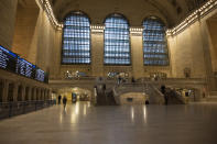 La Grand Central Terminal de Nueva York (Estados Unidos), sin apenas viajeros el 26 de marzo. (Foto: Debra L Rothenberg / Getty Images).