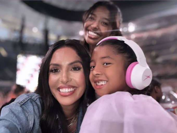 Vanessa, Natalia, and Bianka Bryant at the Eras Tour