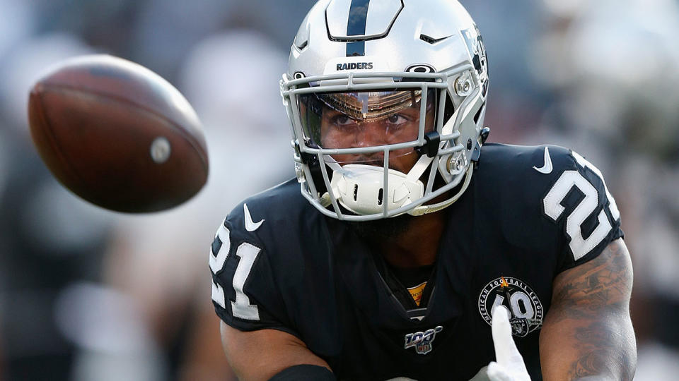 Gareon Conley, pictured here before the Oakland Raiders v Denver Broncos game.