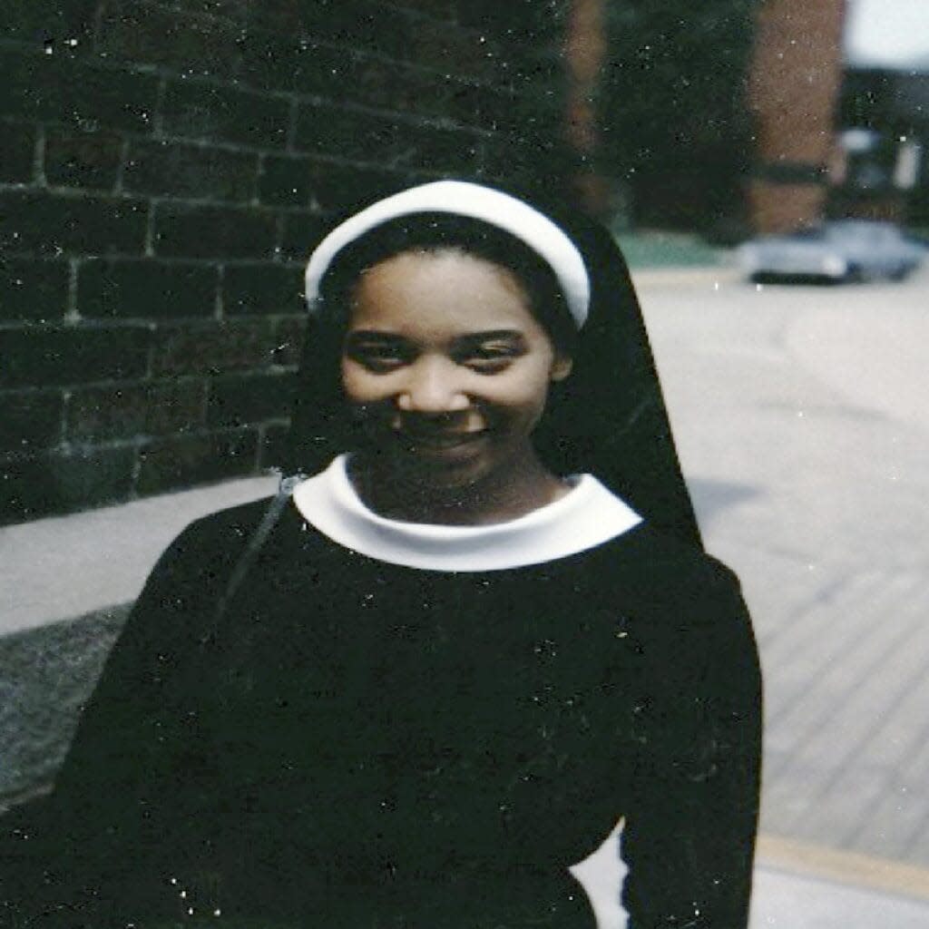 This circa 1966 photo shows Patricia Grey, who was a nun in the Sisters of Mercy and a founder of the National Black Sisters’ Conference before leaving religious life in 1974. (Courtesy Patricia Grey via AP)