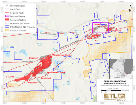 Figure 1: Tower Gold Project - General Location Map (Photo: Business Wire)