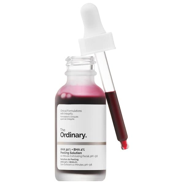<p><span>The Ordinary AHA 30% + BHA 2% Peeling Solution</span> ($7) is a powerful peel that deeply exfoliates your skin to look and feel revitalized. This is great for diminishing dark spots, dullness, and uneven texture.</p>