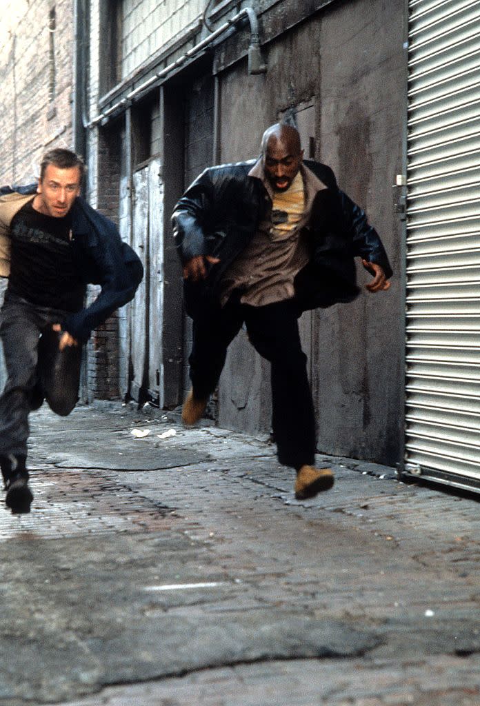 Tim Roth and Tupac Shakur. (Credit: Gramercy Pictures via Getty Images)