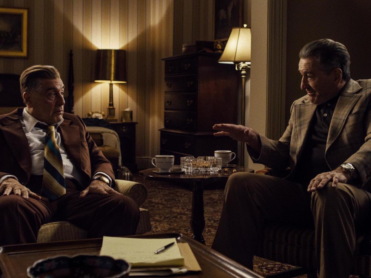 'At particular times in our lives, we'd get together and share the unexpected things that were happening.' Al Pacino and Robert De Niro discuss their career ahead of the release of 'The Irishman': Netflix