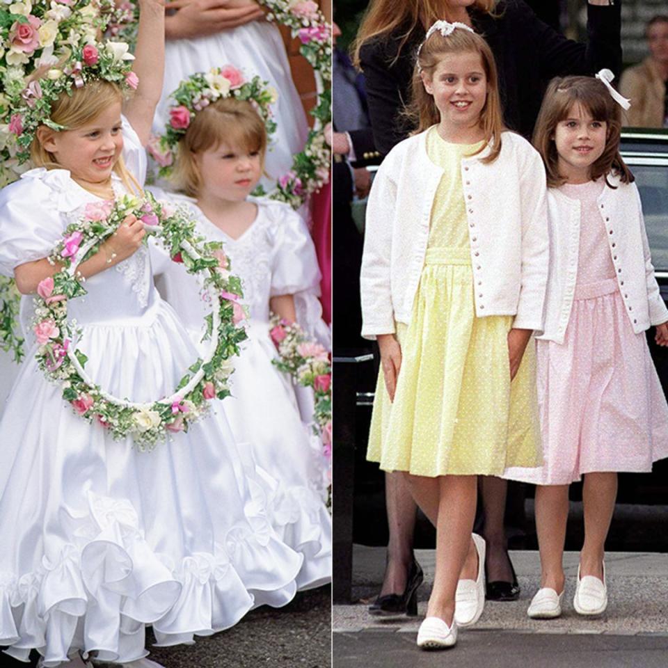 Princess Beatrice and Princess Eugenie's adorable must-see childhood photos