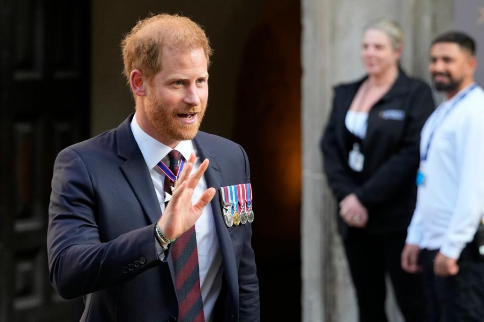 The announcement appeared timed to inflict maximum pain on Harry, coming on the same day that he touched down in London to celebrate the 10th anniversary of the Invictus Games. AP