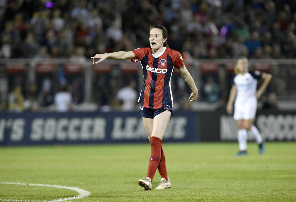 Rose Lavelle's head injury in an August game between the Washington Spirit and Portland Thorns is one of the most notable head injury incidents this season. (Getty)