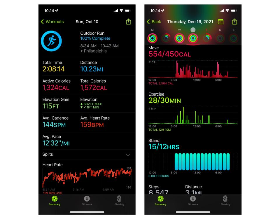 Apple Watch fitness