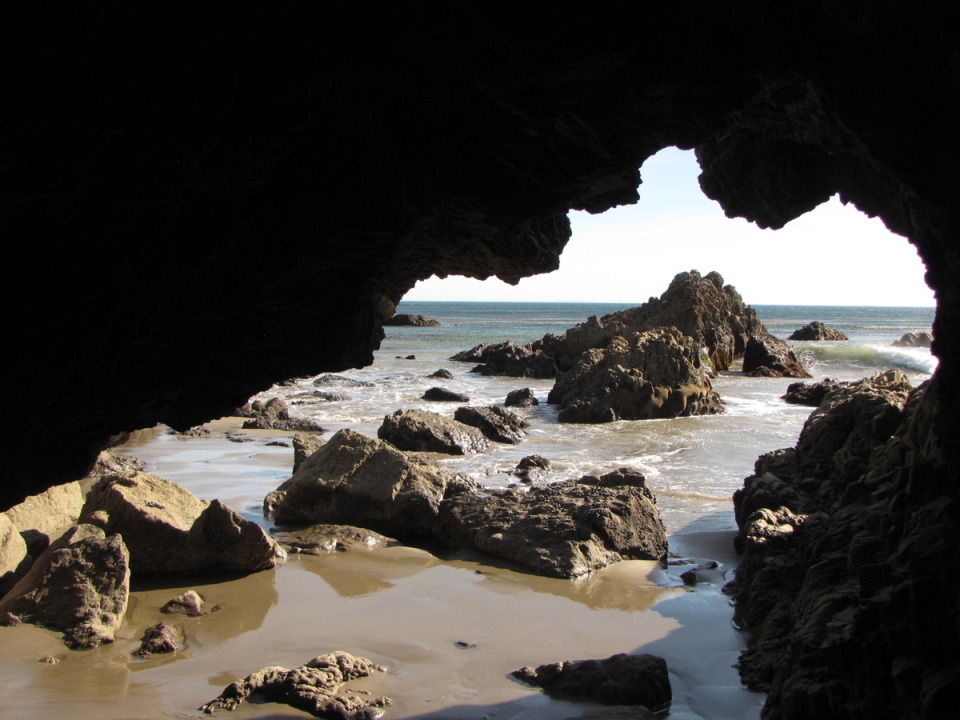 Plunge into the Pacific ocean from Leo Carillo beach (Wikipedia)